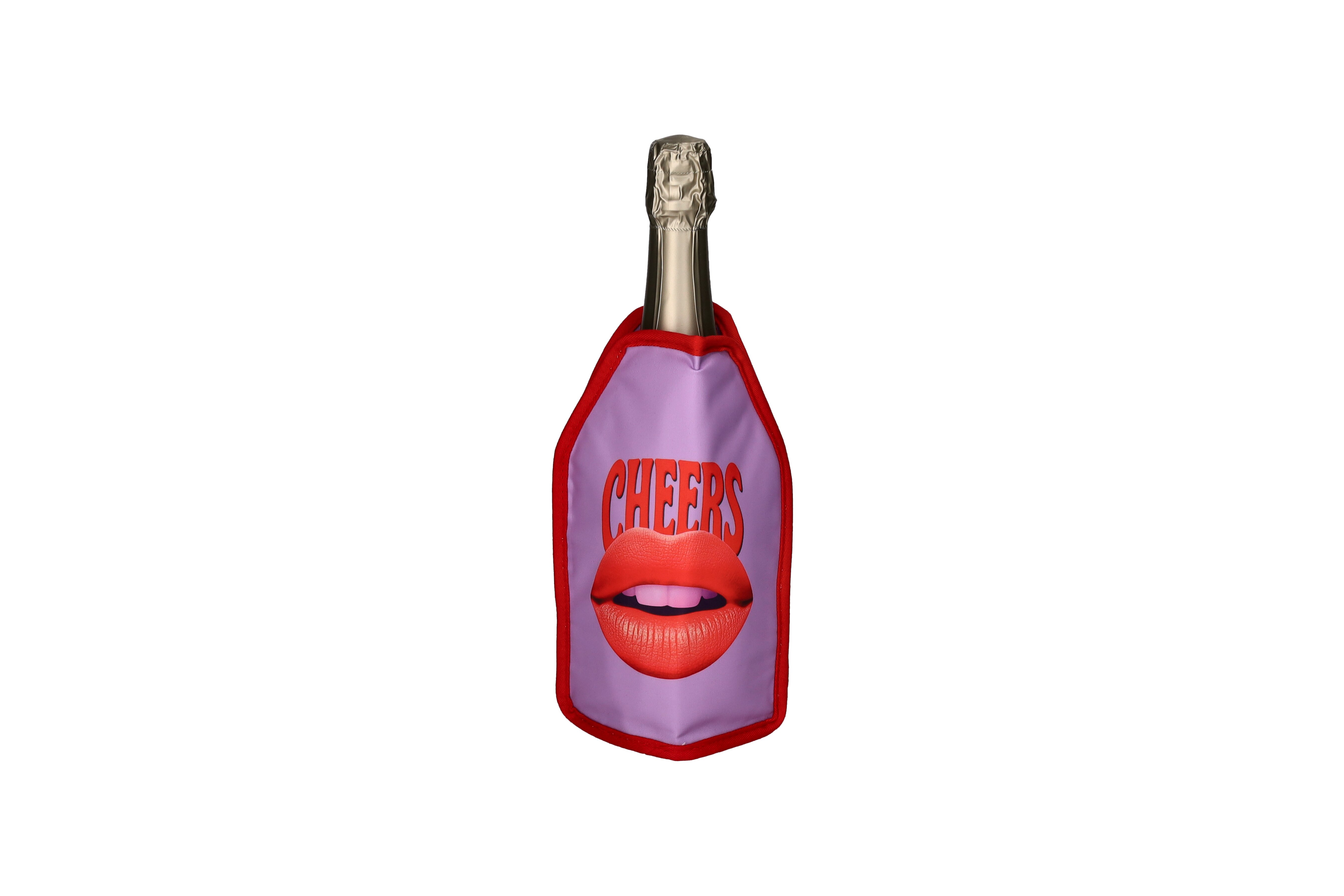 Froid, Kühlmanschette, Motiv: Cheers, lila