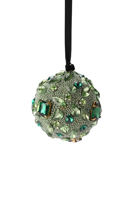 Opium, Weihnachtskugel, 7cm, grün
