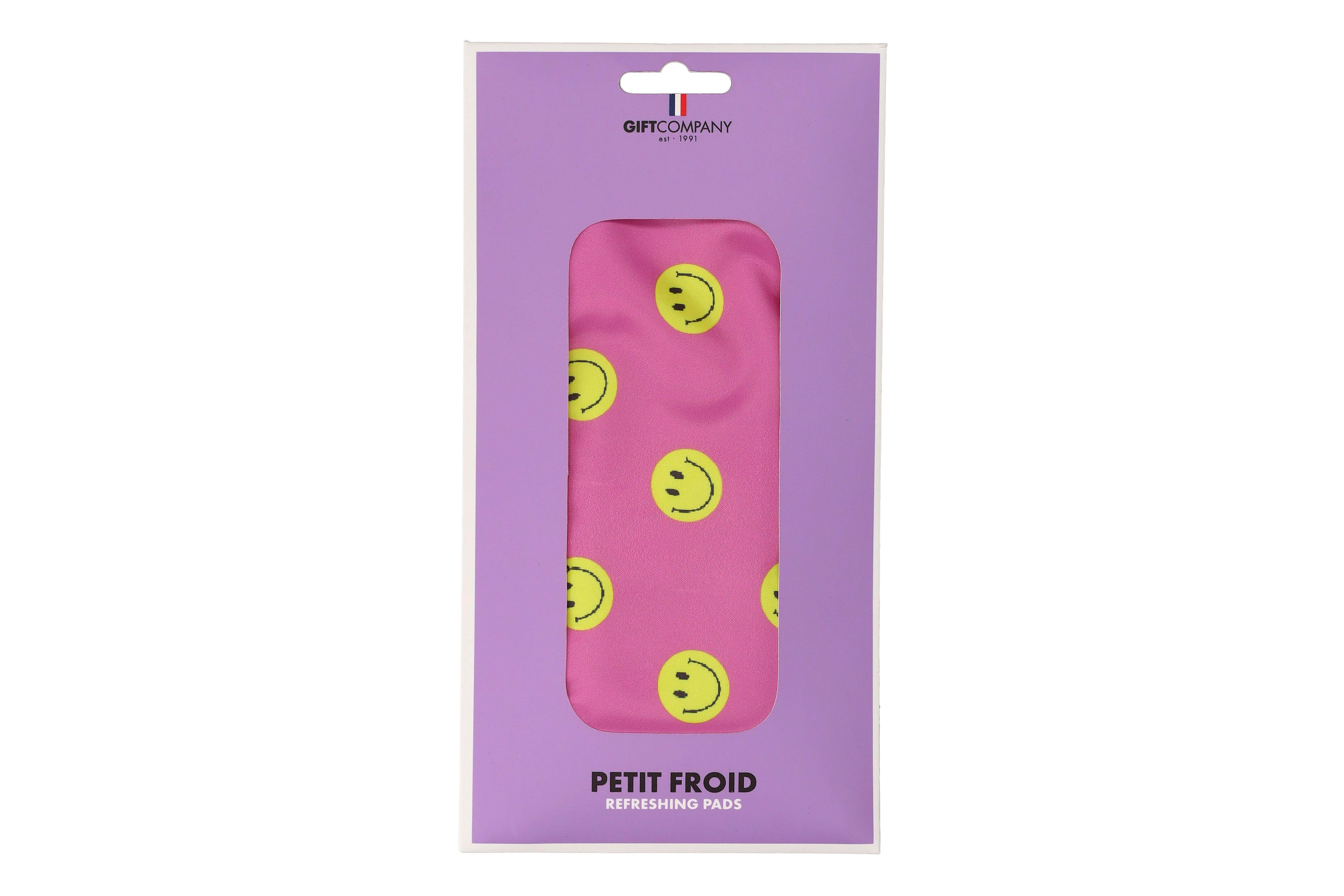 Petit Froid, refreshing pad m, motive: sorry sind die hormone/smile, pink