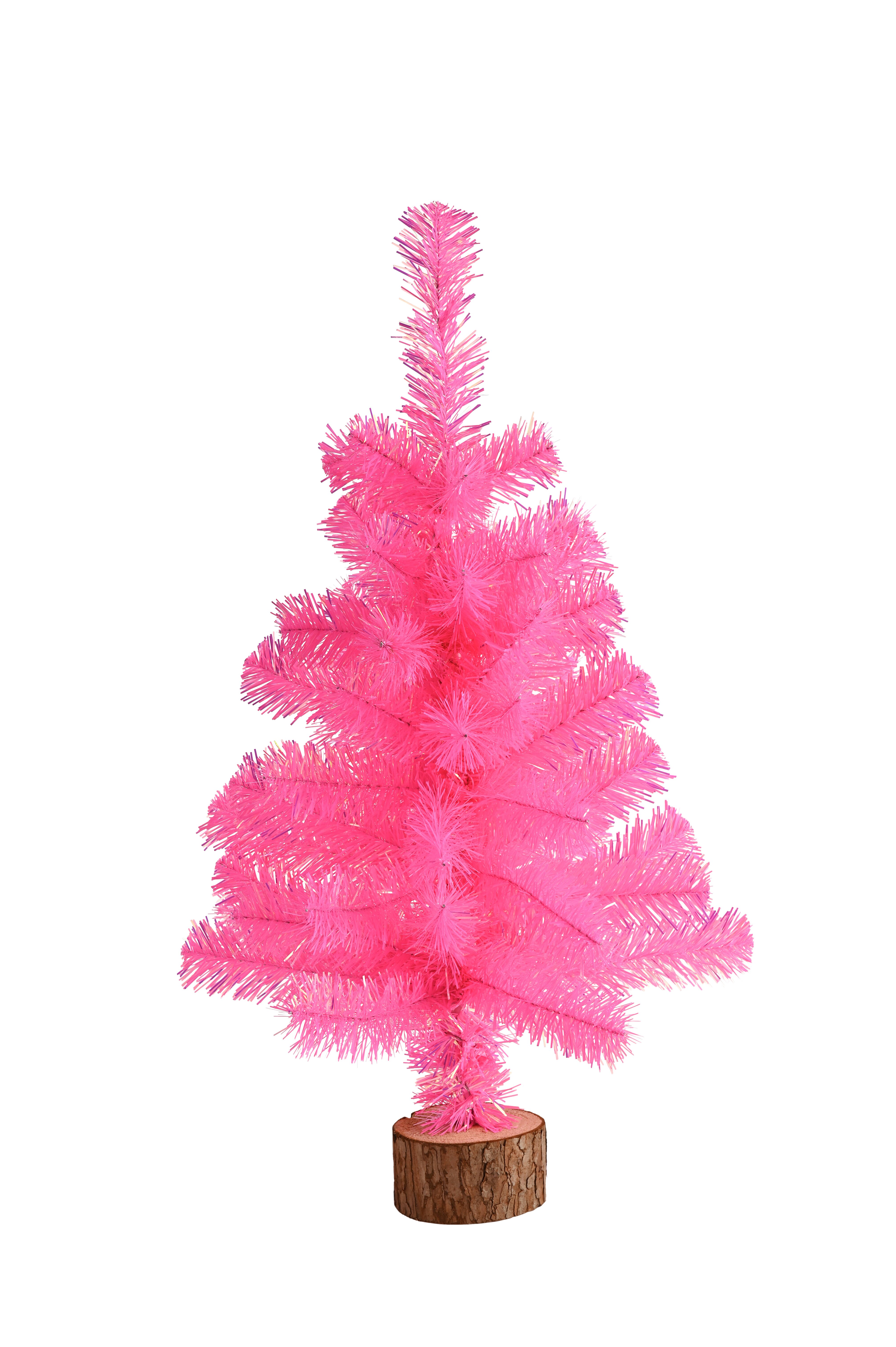 Tinsel, Dekobaum, H60cm, pink