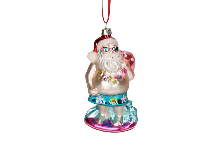 Hänger Santa am Strand, mehrfarbig