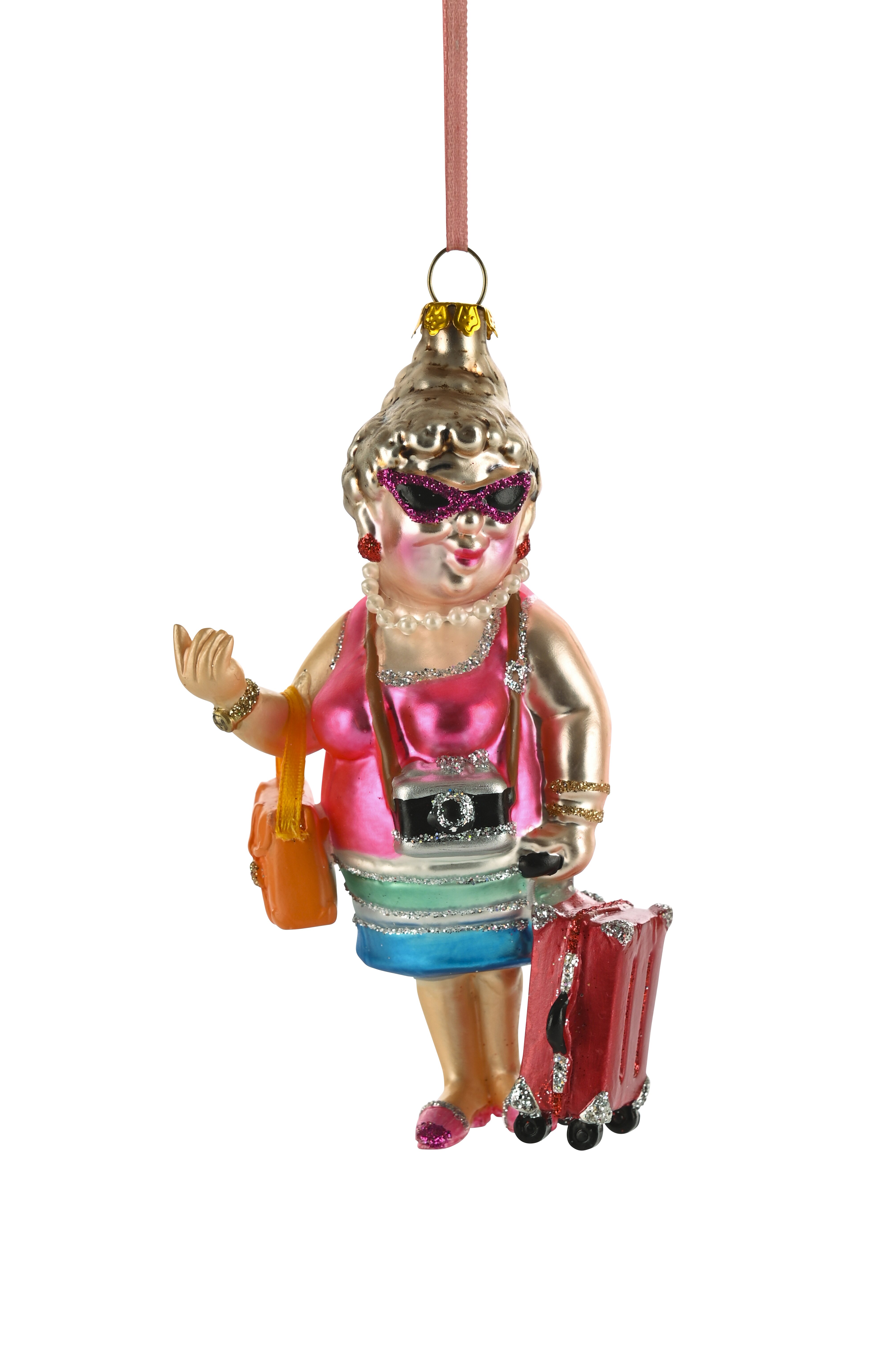 Hänger Frau Claus, mehrfarbig