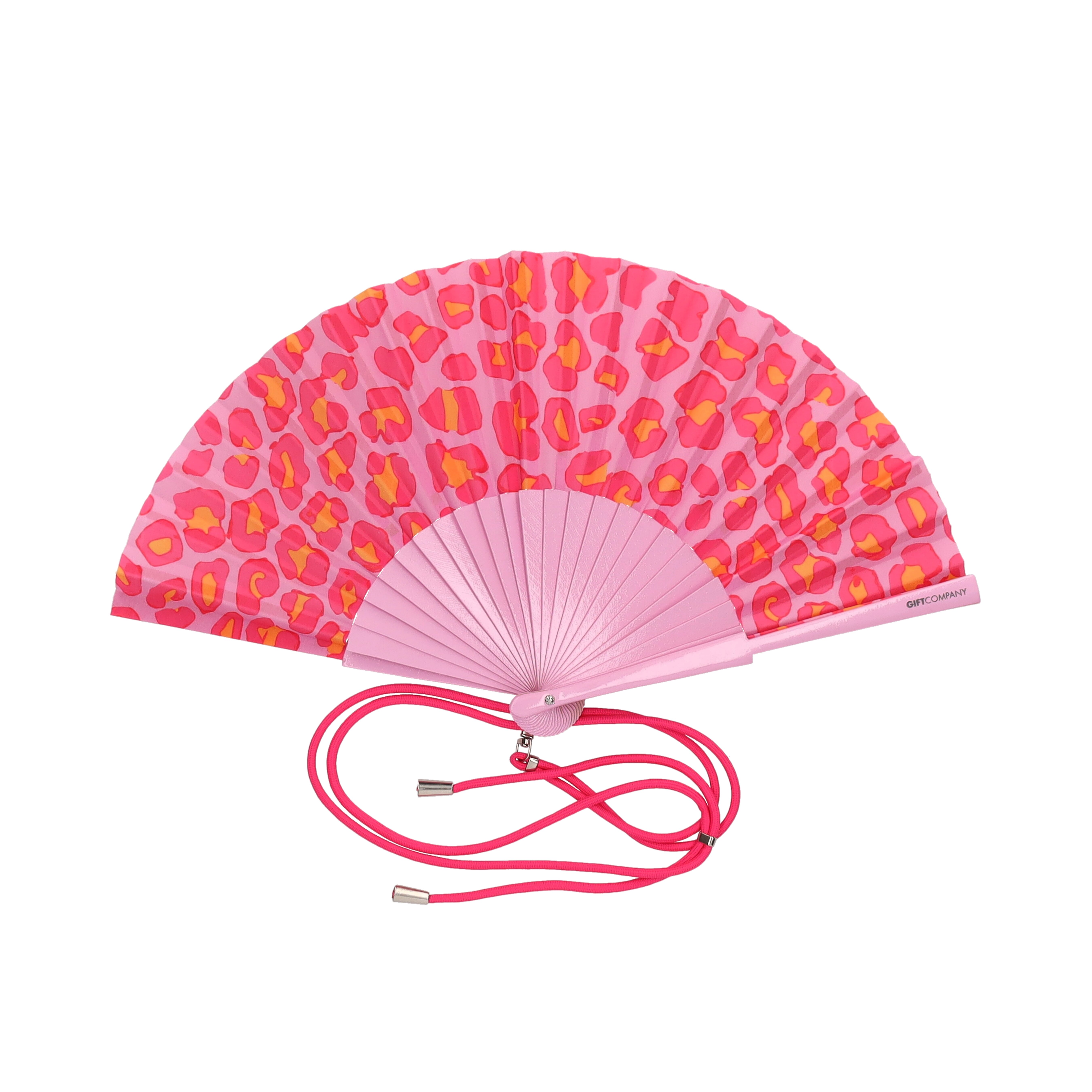 Fififan, Fächer, 23cm, Motiv: Leo, rosa
