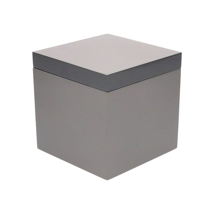 Neo, Box, S(13x13x13cm), 2 tone, gray/darkgray