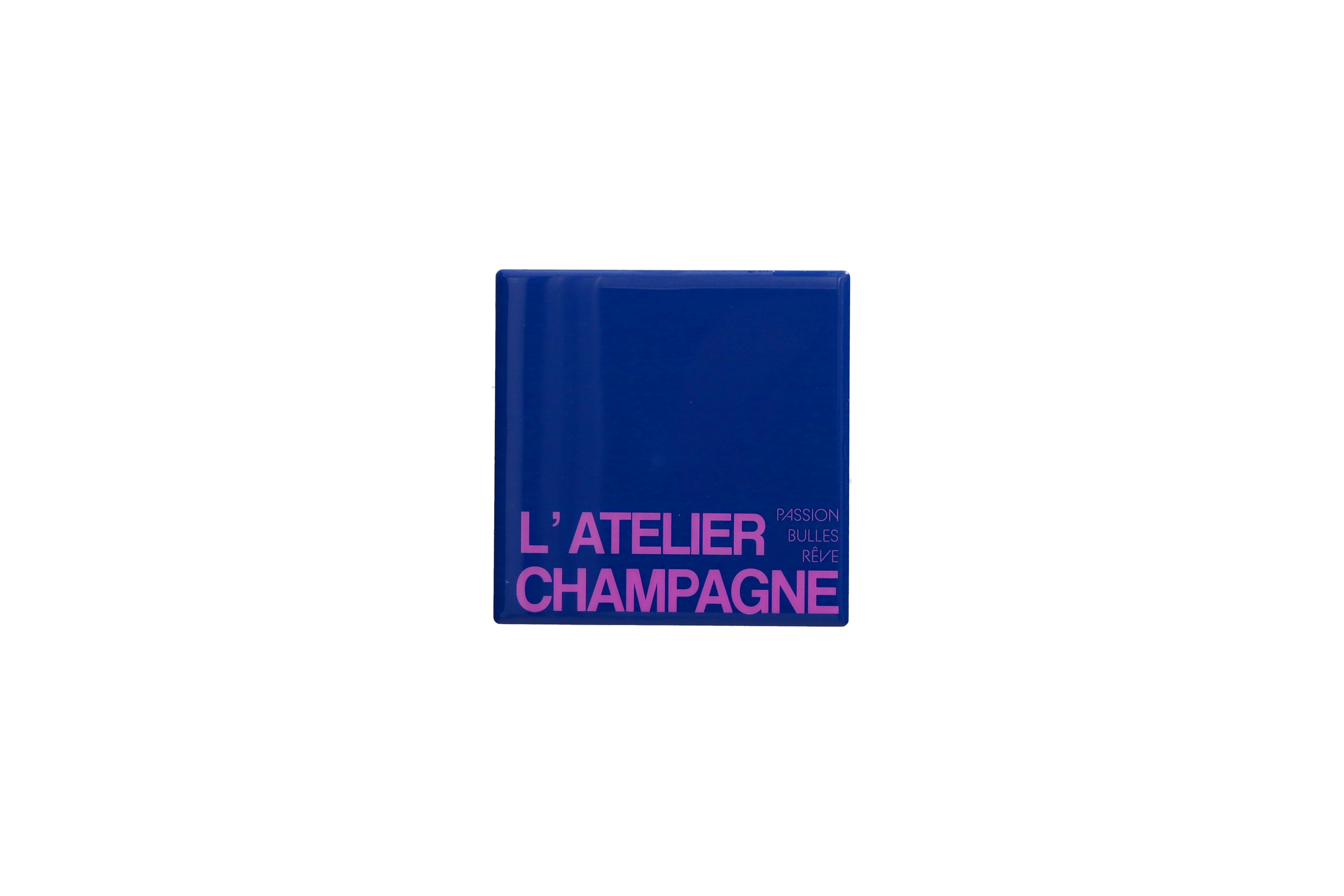 Love tiles, Untersetzer, Motiv: L´atelier Champagne, blau