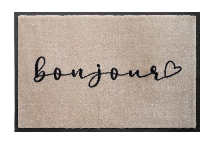 washables, bonjour, beige/black