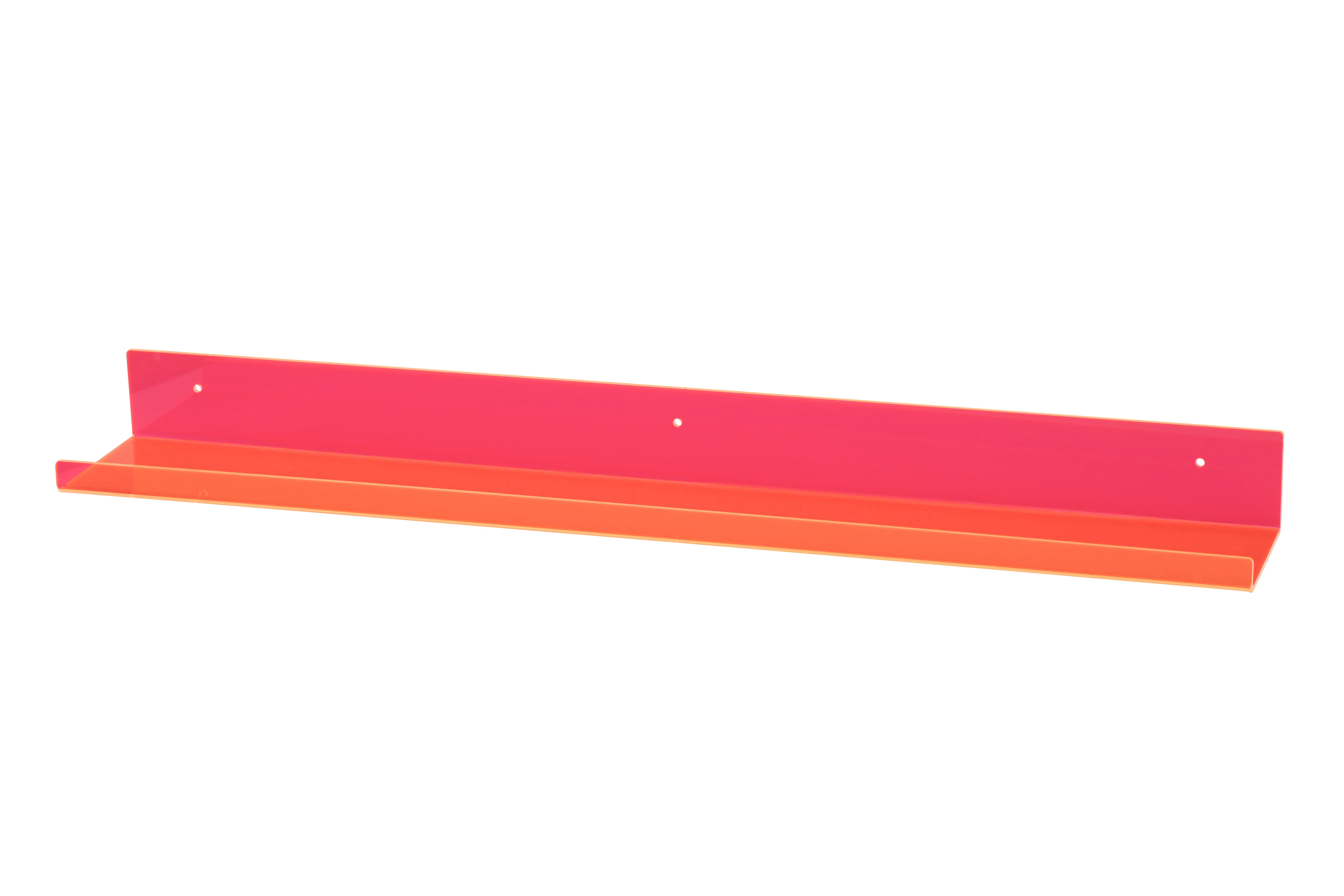 Tokio, Wandregal, L80,9cm, Acryl, orange