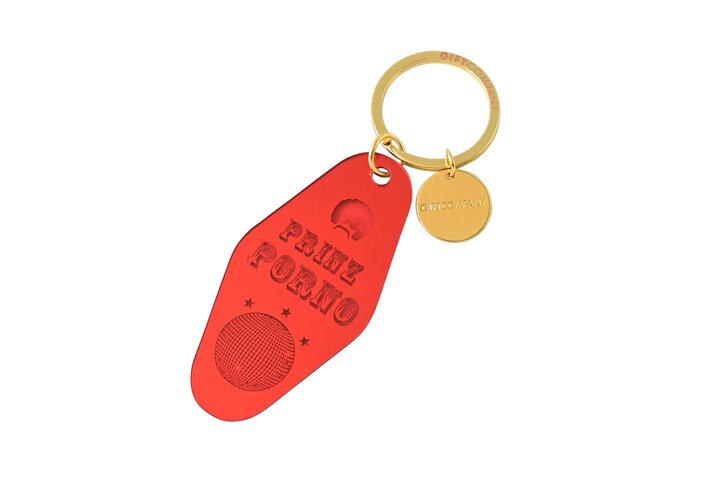 Key club by GC, Prince Porno, keyring, blue/red