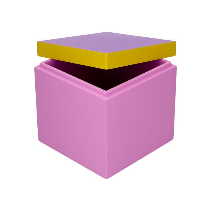 Neo, Box, S(13x13x13cm), 3 farbig, lila/gelb/rosa