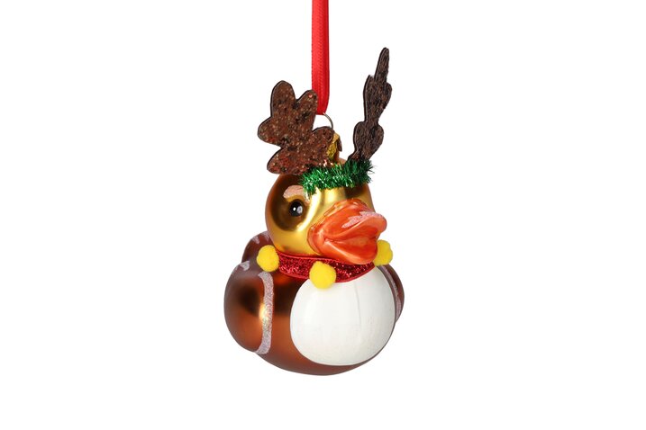 Hänger Rentier Ente, braun