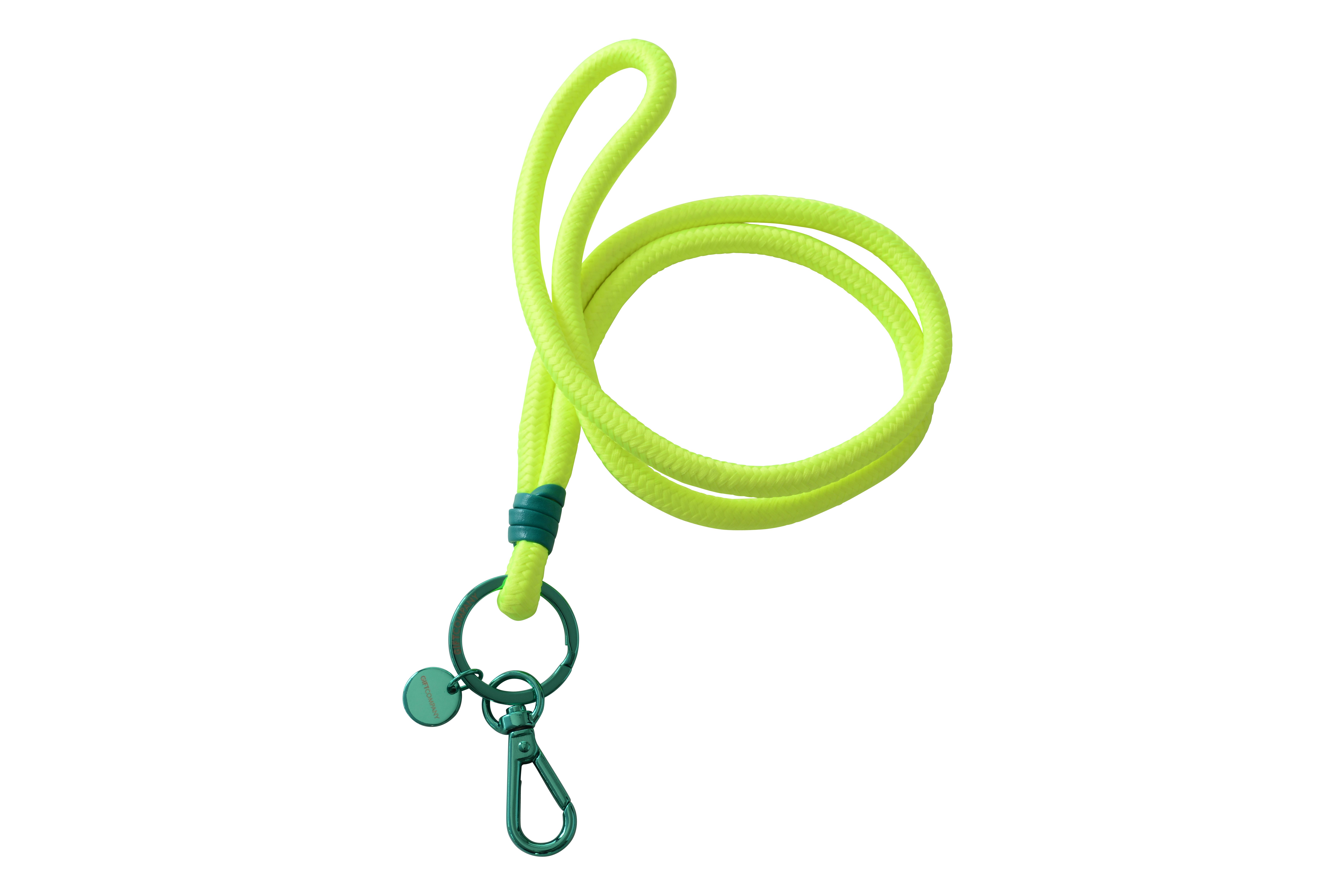 Metropolitan Neo Lanyard, neongelb/grün, mit Karabiner