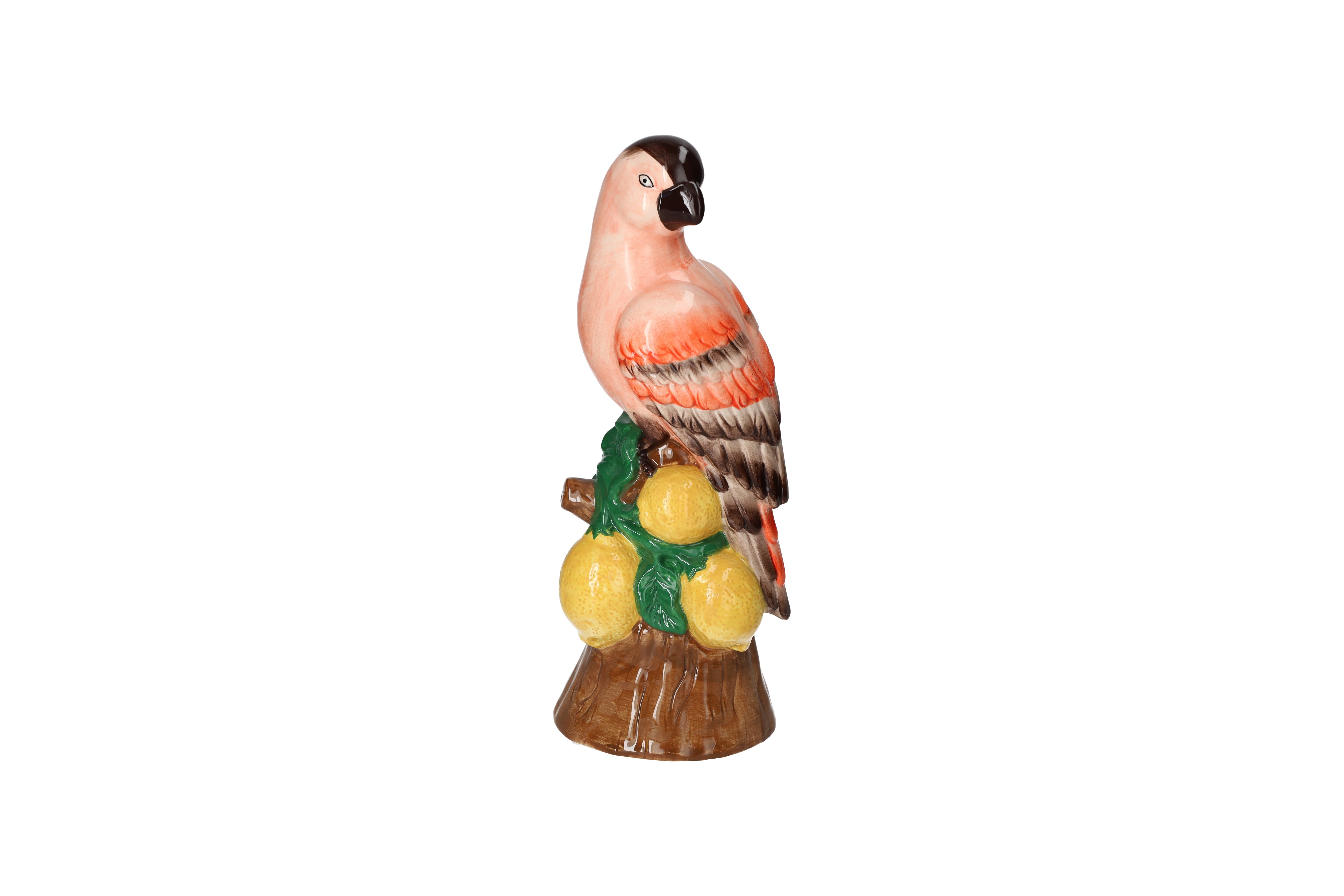 Mignon, deco parrot, h34cm, yellow