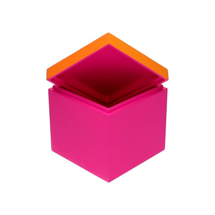 Neo, Box, S(13x13x13cm), 2 farbig, neon pink/neon orange
