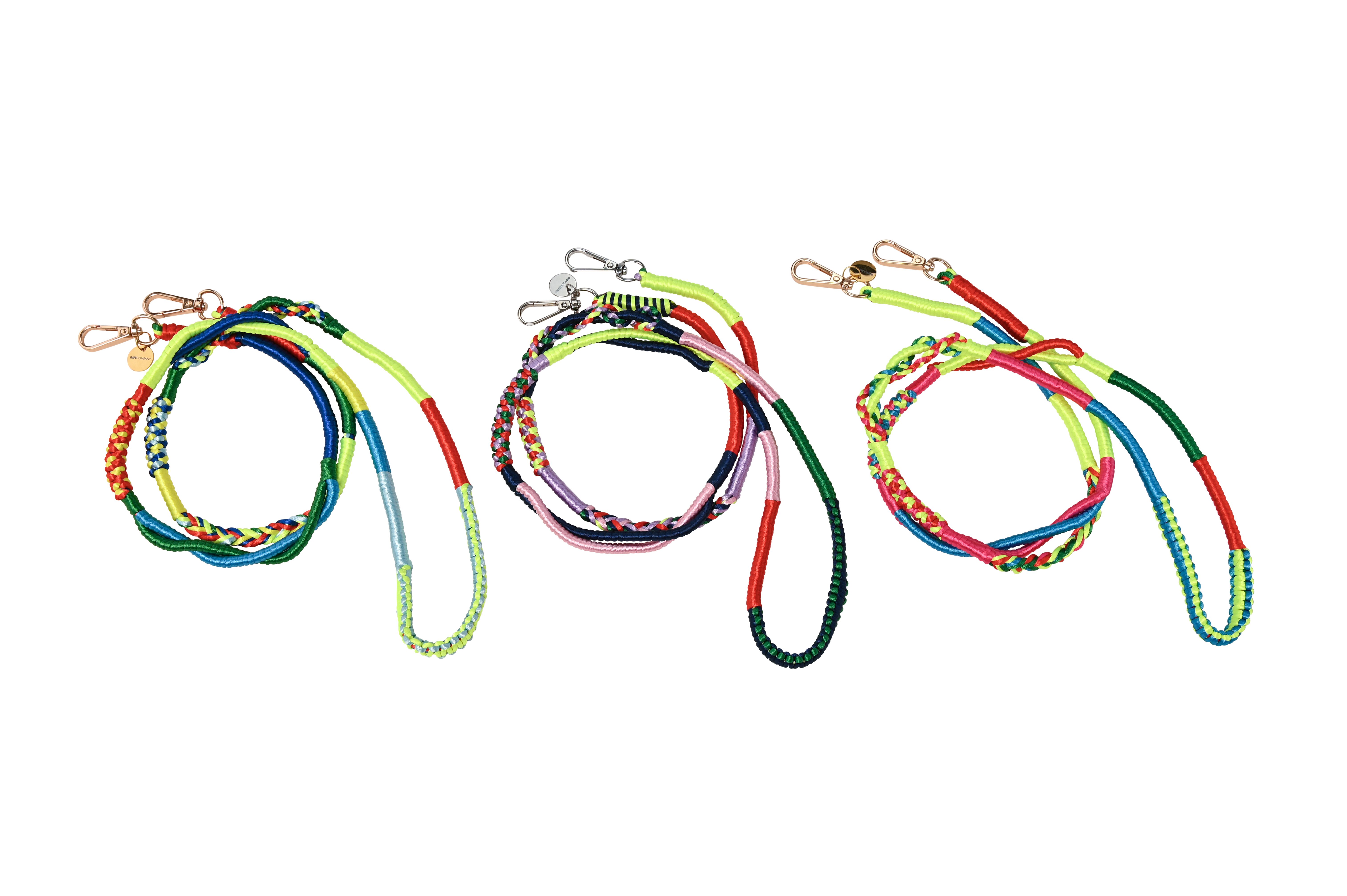 Urban Gipsy, phone strap assorted of 3pcs., L130cm,  multicolor