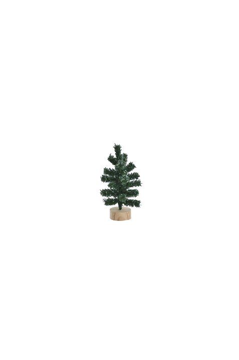 Silva, Deko-Weihnachtsbaum, beflockt, H15cm, grün