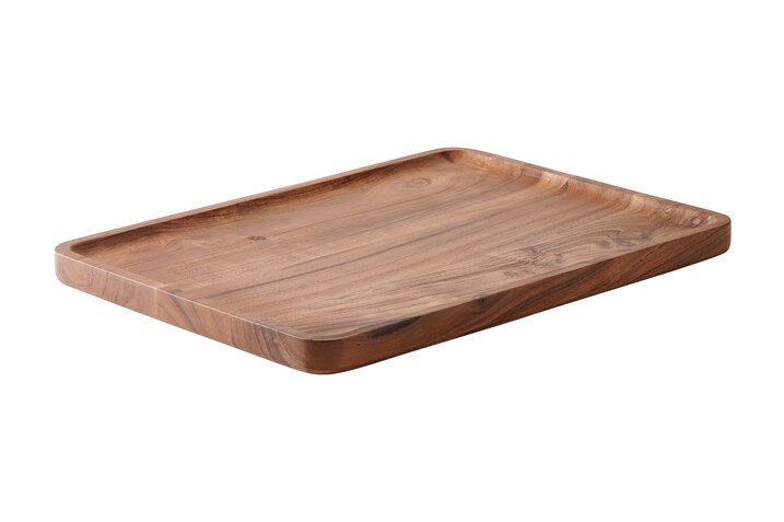 Bento, tray, M, acacia wood, rectangular, nature