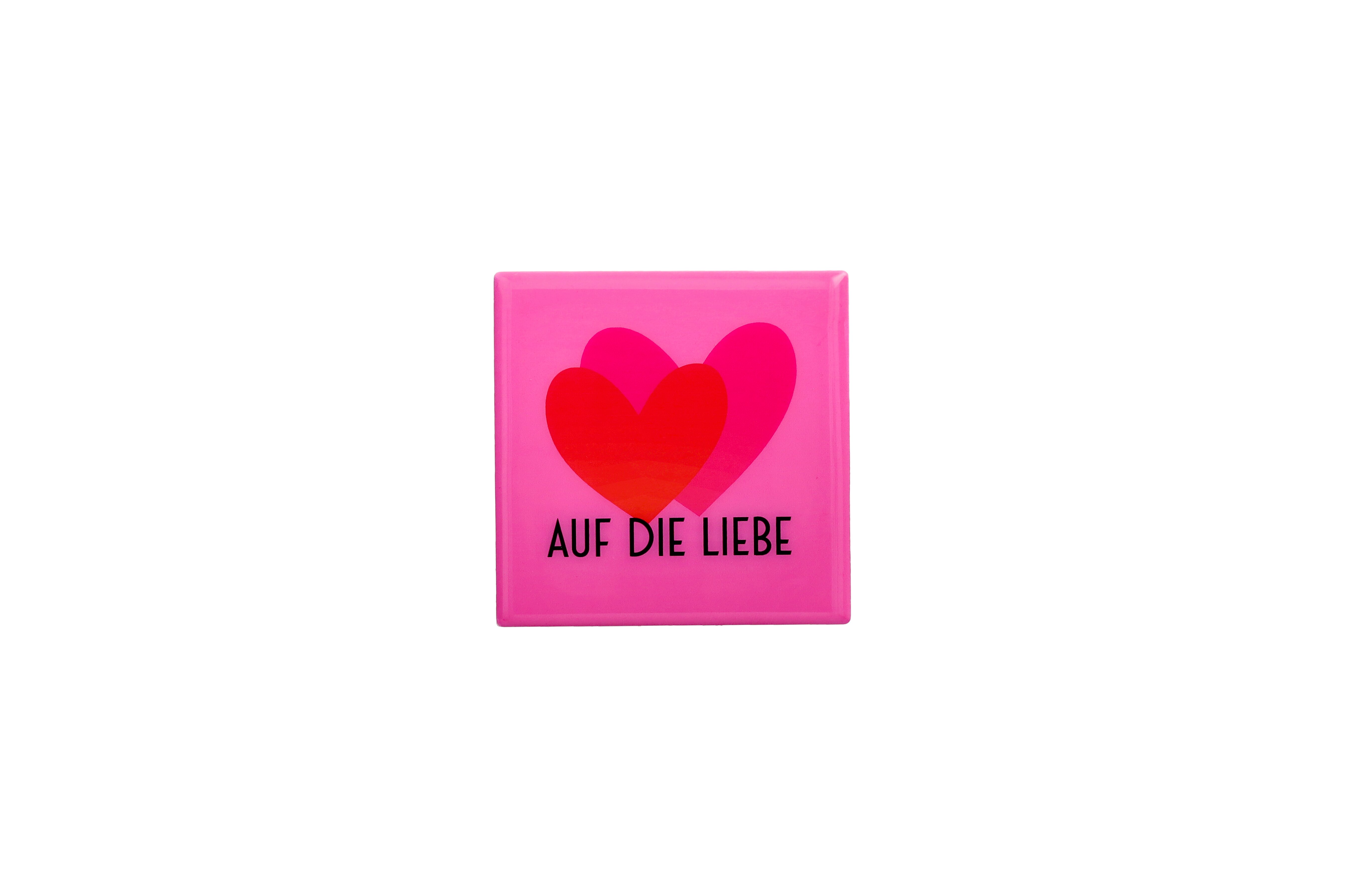Love Tiles, coaster, Motive: auf die liebe, pink