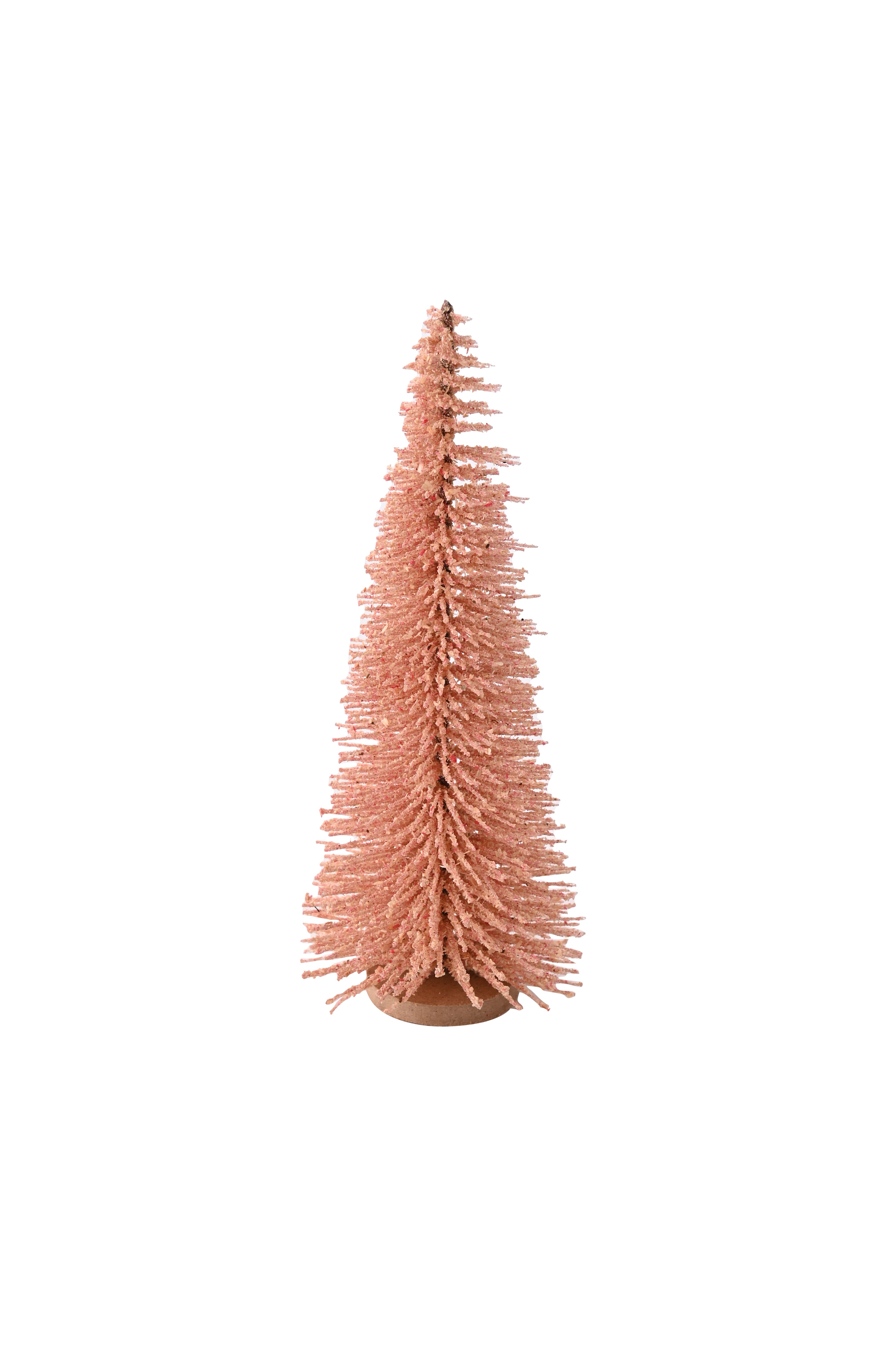 Forest, deco tree, h15,5cm, pink
