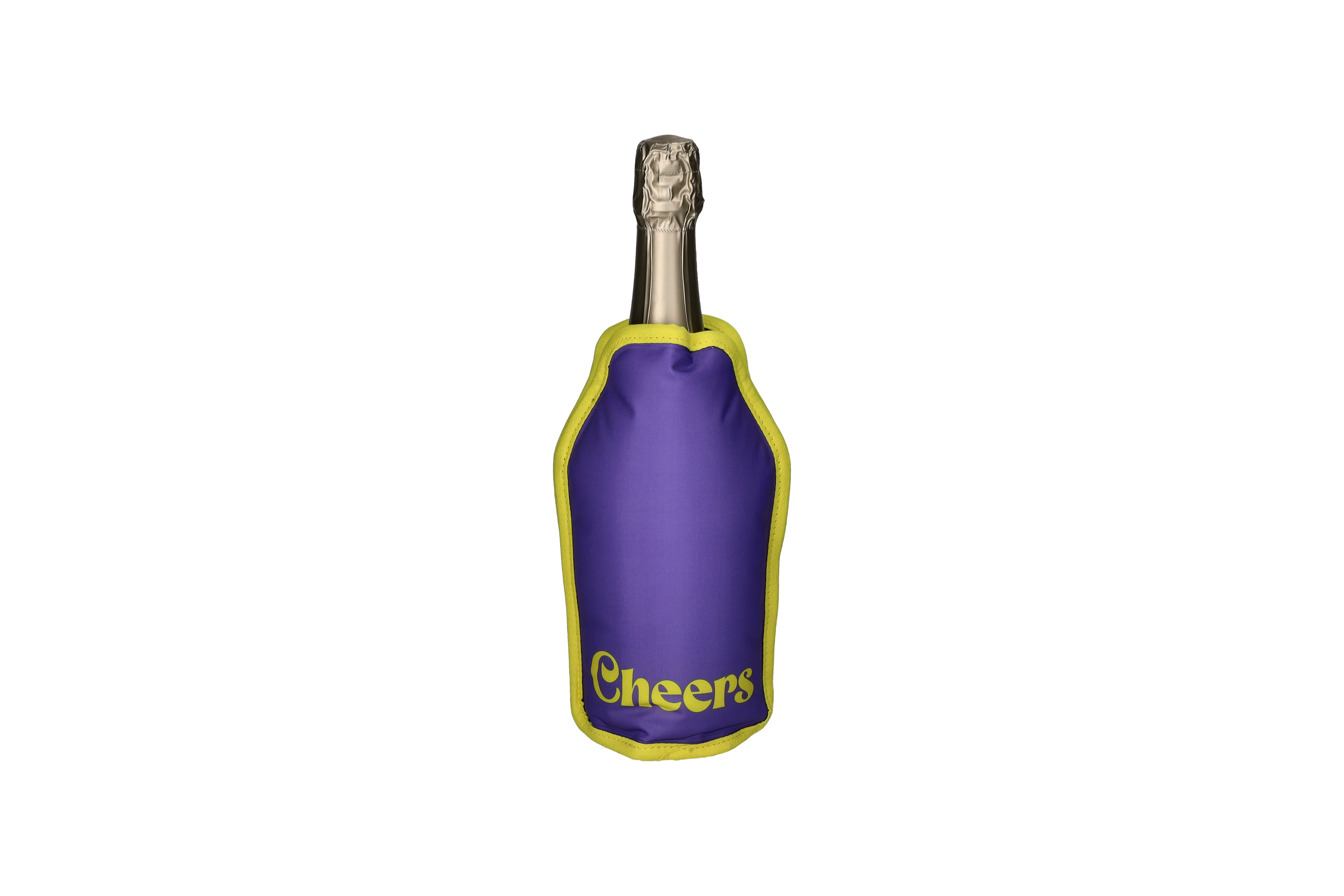 Froid, Kühlmanschette, Motiv: Cheers my dears!, lila/gelb
