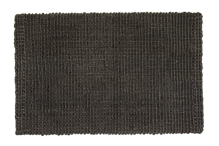 Hampton, jute mat, large, black