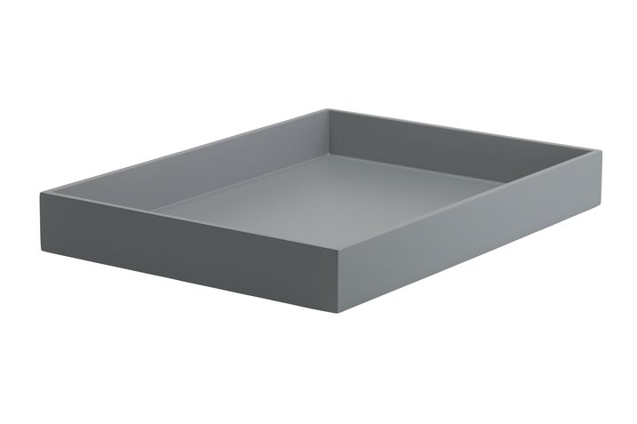 Spa, Tray, M, rect. (40,4x29,3x5cm), 2 tone, graphite