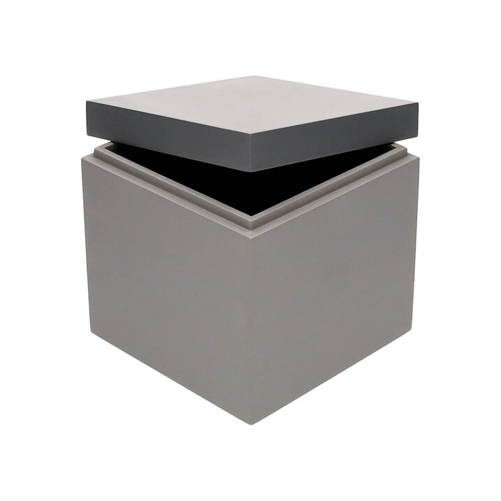 Neo, Box, S(13x13x13cm), 2 tone, gray/darkgray