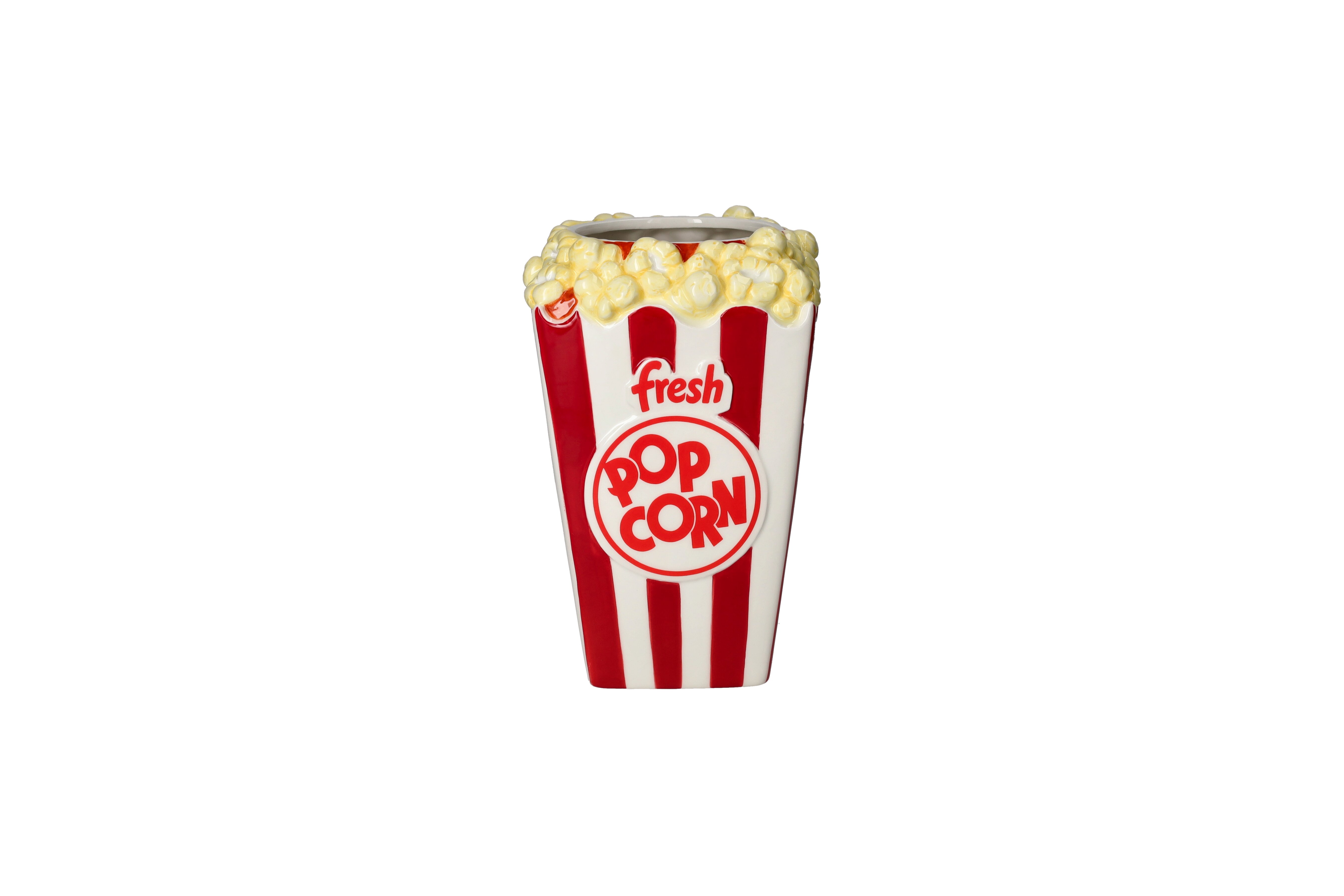Cinematrix, vase, popcorn, red/ white