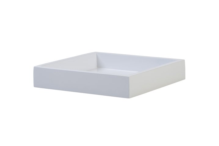 Spa, Tray S, square (19x19x3,5cm), white