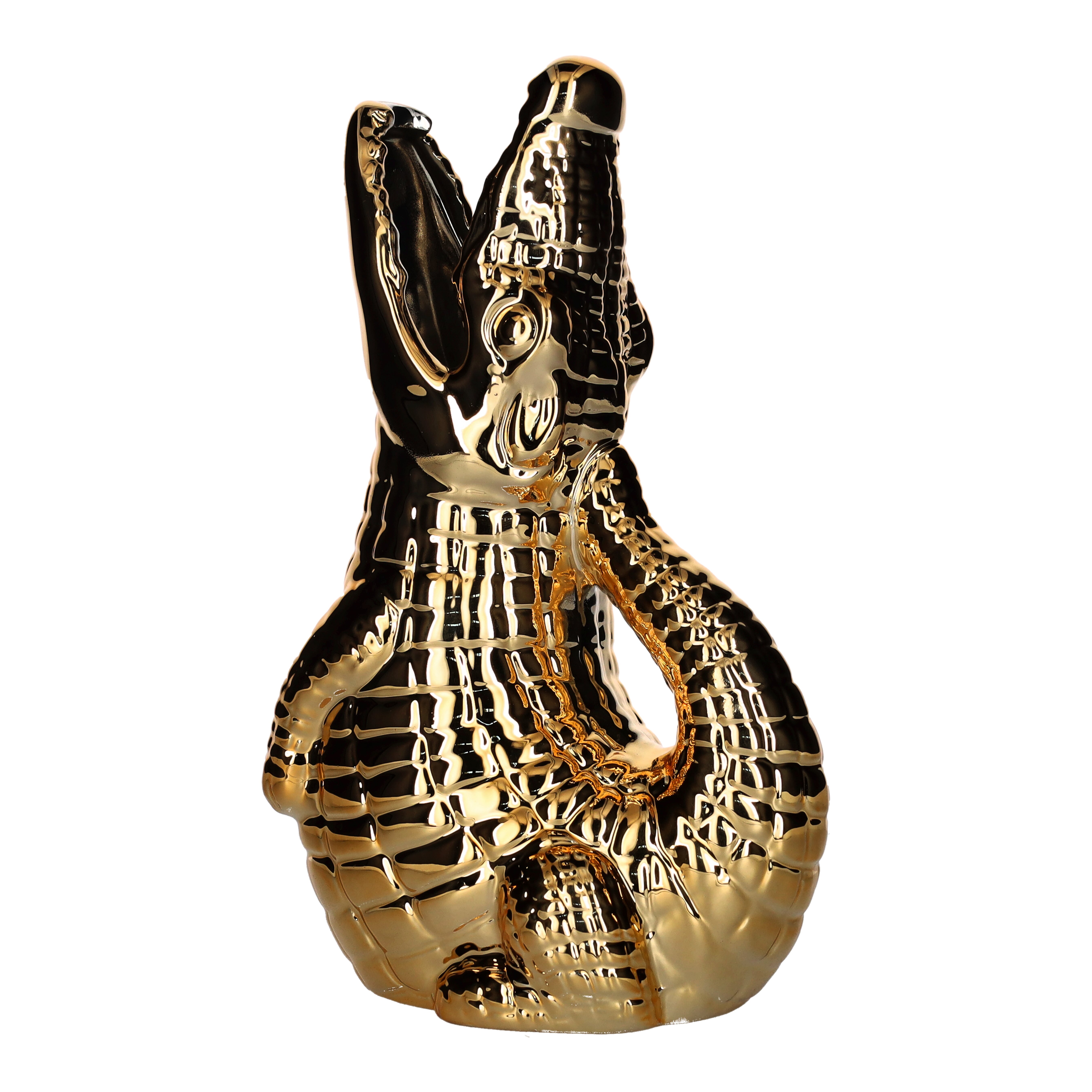 Croco, Vase, gold