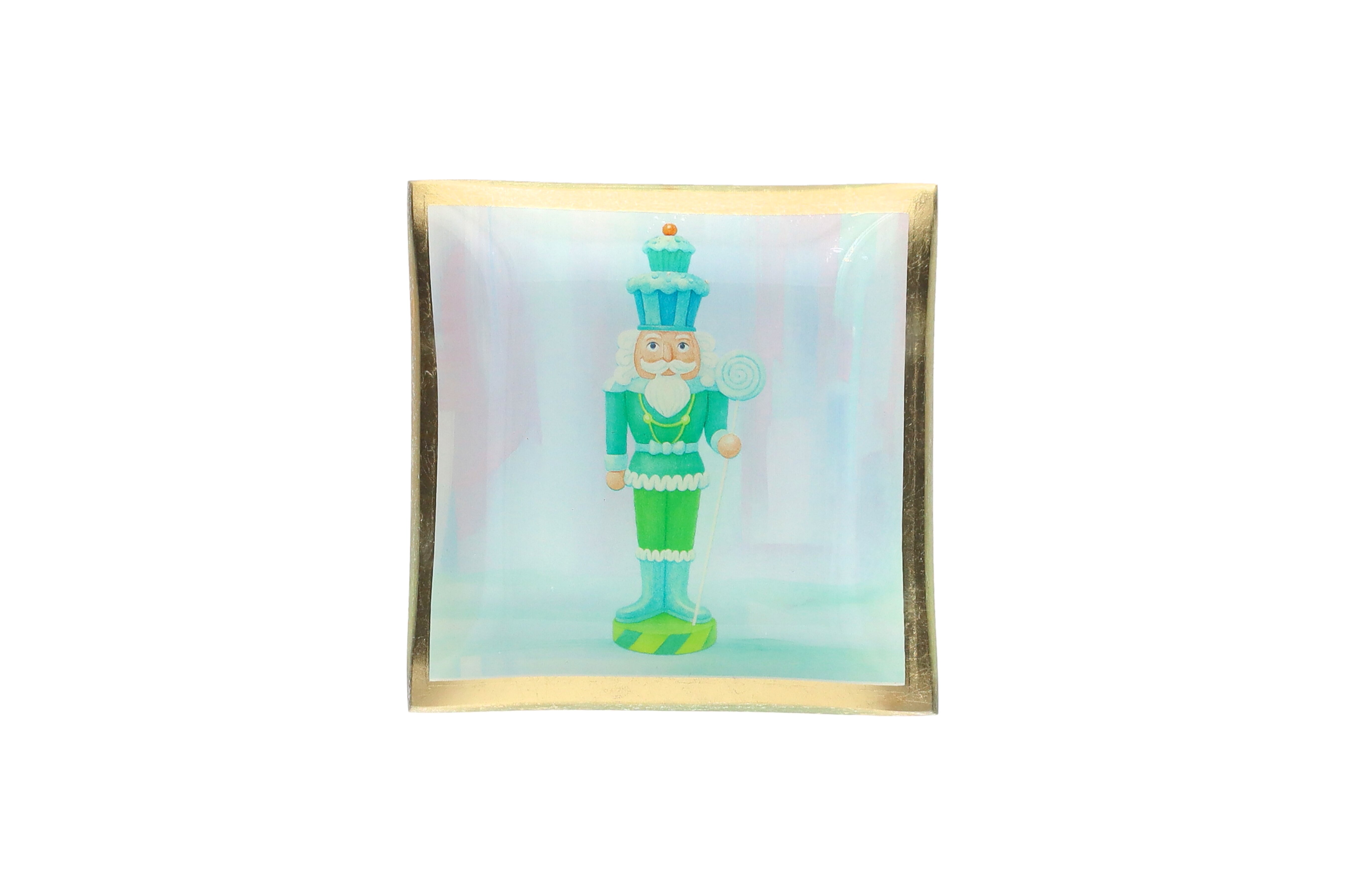 Love Plates, Glasteller S, Motiv: Nußknacker, mehrfarbig