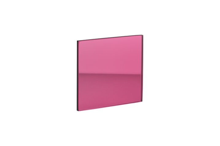 Miroir, glass coaster, pink