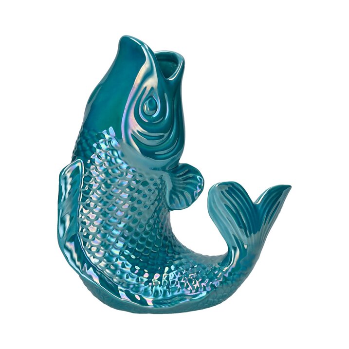 Mamsell Koi, Fisch, Vase, S, rainbow ocean