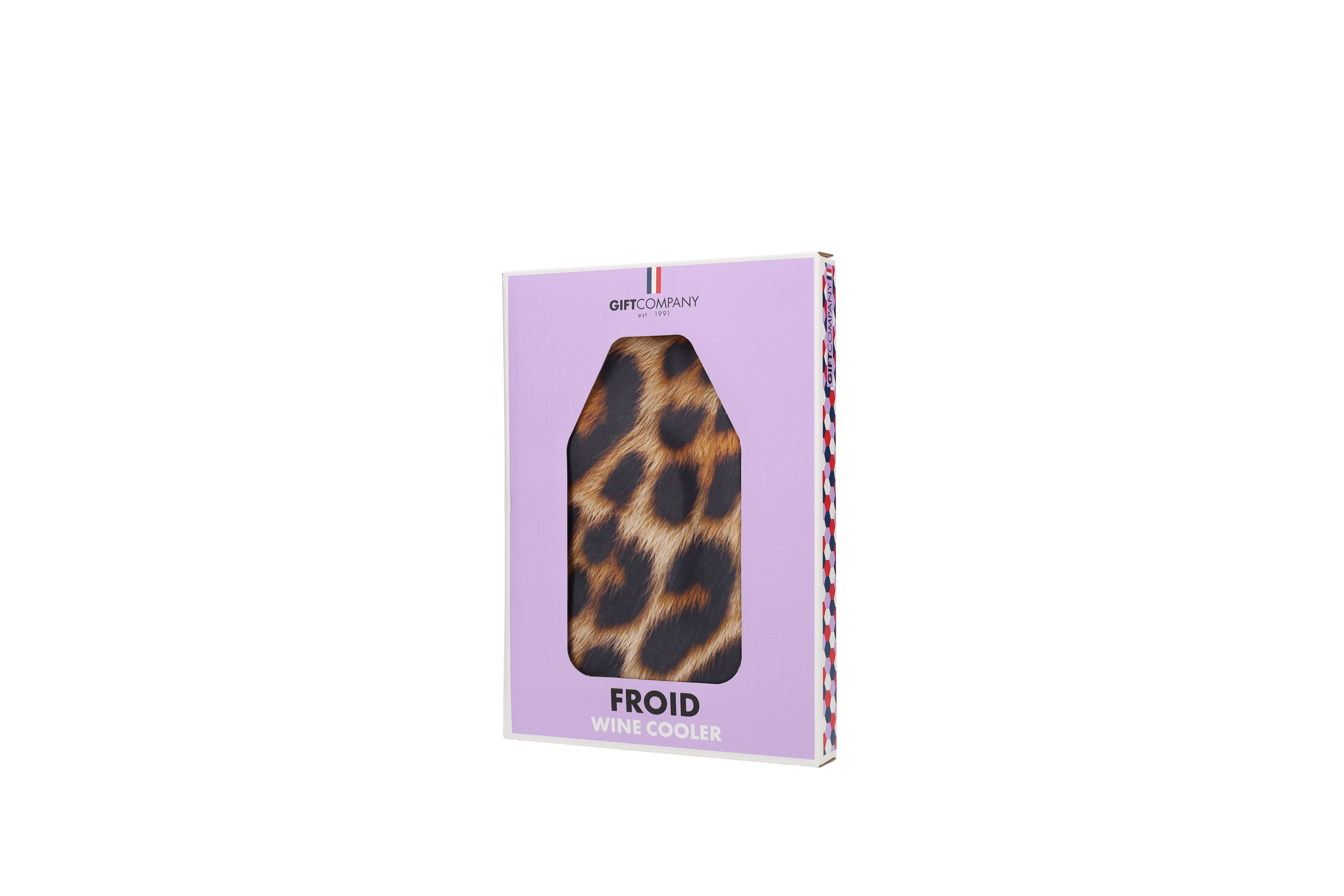 Froid, Kühlmanschette, Motiv: Leo Muster, braun/orange