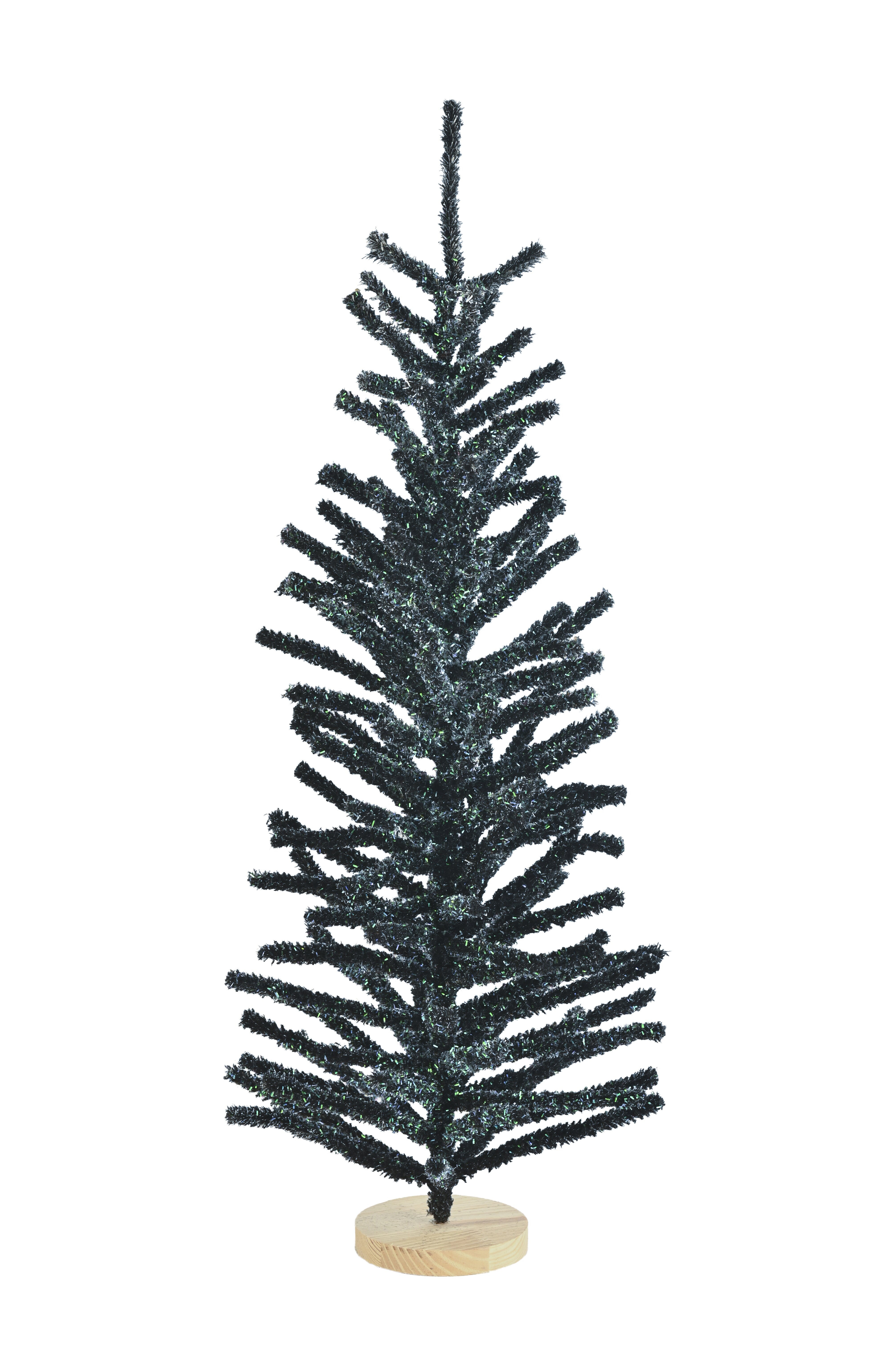 Silva, Deko-Weihnachtsbaum, beflockt, H75cm, schwarz