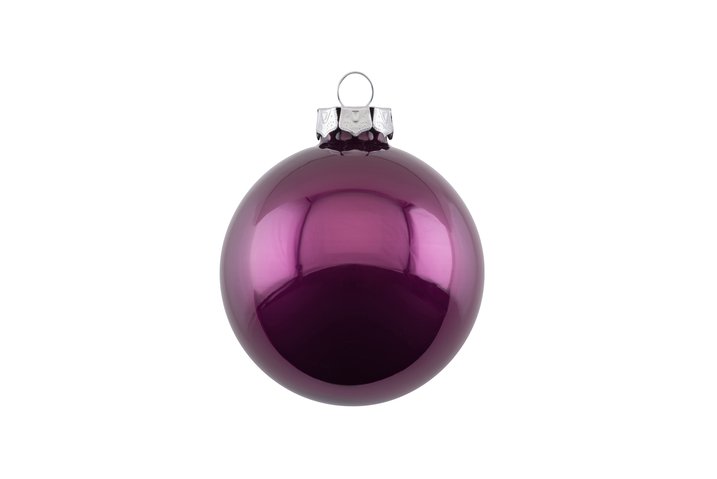 Christmas tree ball 6cm opal, prune