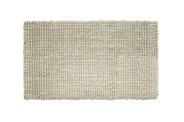 Hampton, Jute Matte, S, 75x45, grau