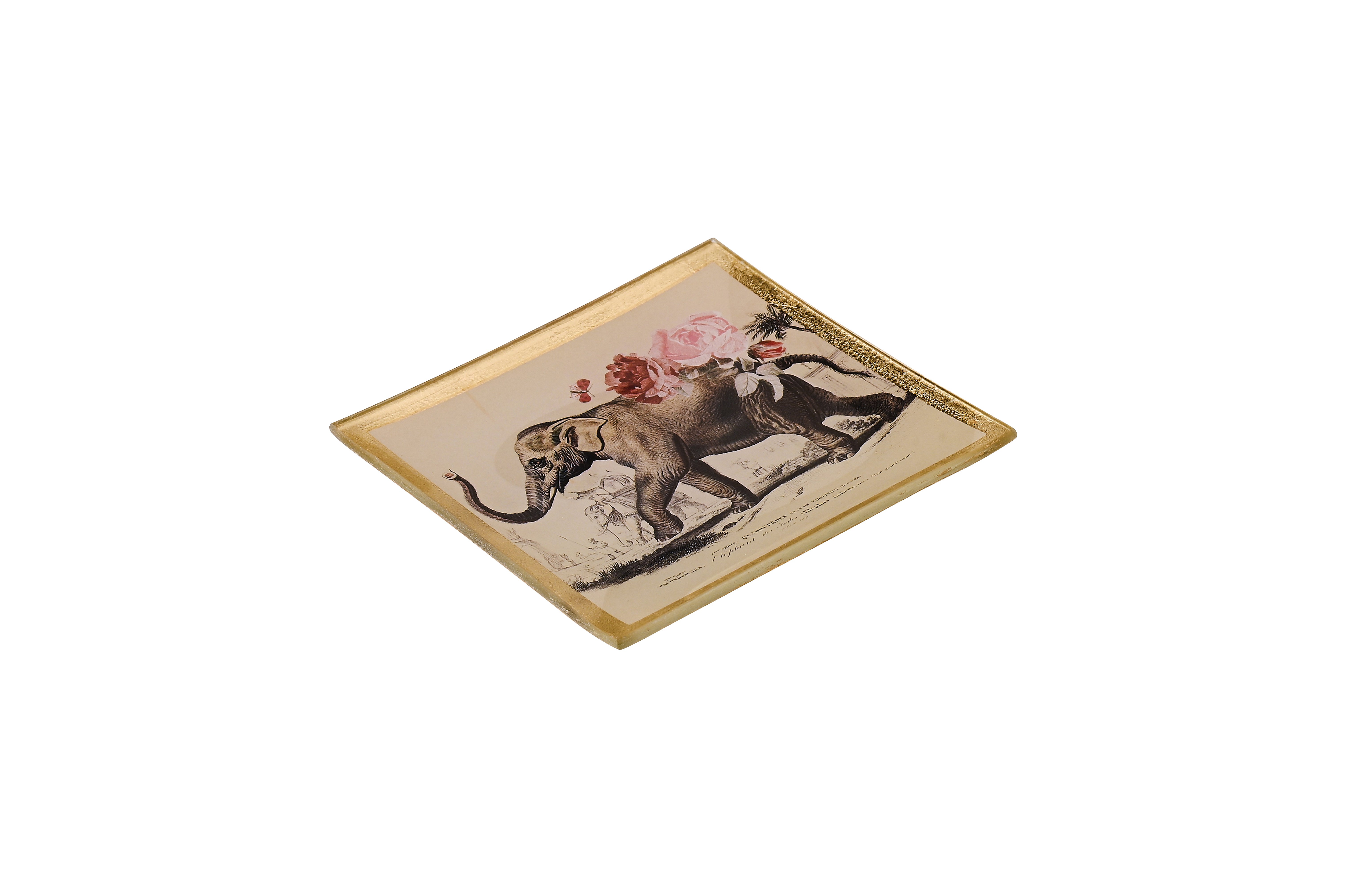Love Plates, glass plate s, elephant, white