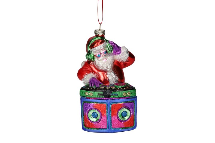 Hänger Santa DJ, mehrfarbig