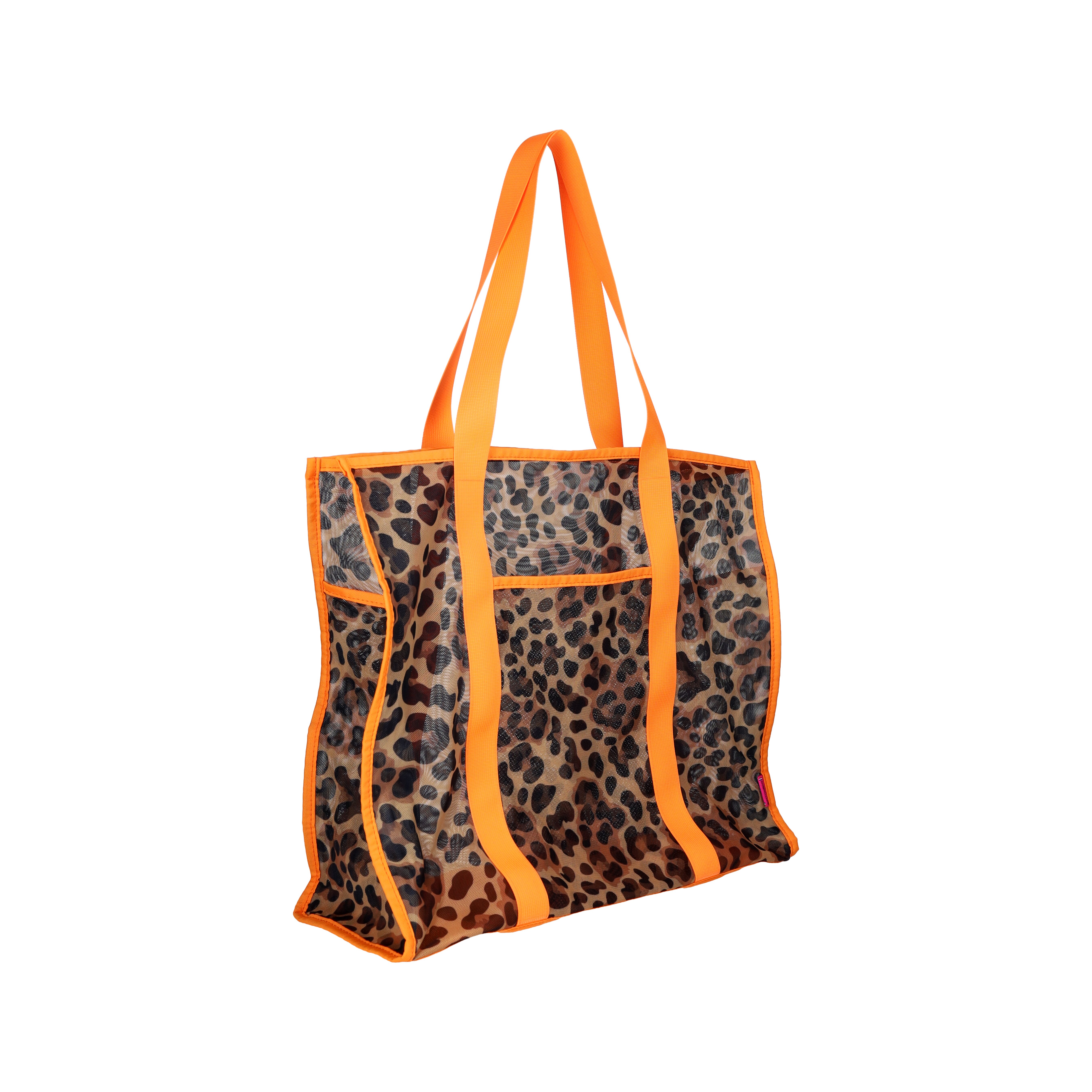 Voyage, Mesh Tasche M, Leo, braun/orange