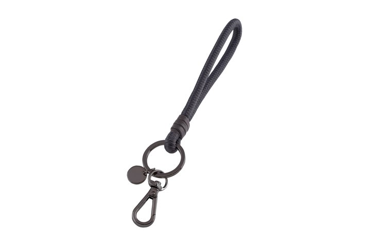 Metropolitan Schlüsselanhänger, schwarz, mit Karabiner