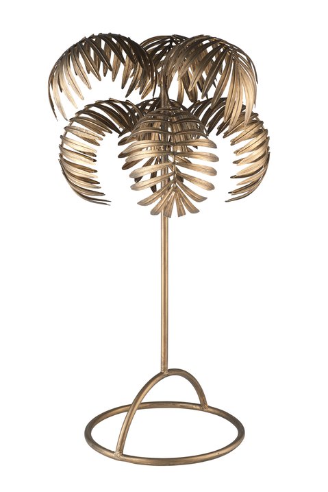 Gotham, Palme, H71 cm, altgold