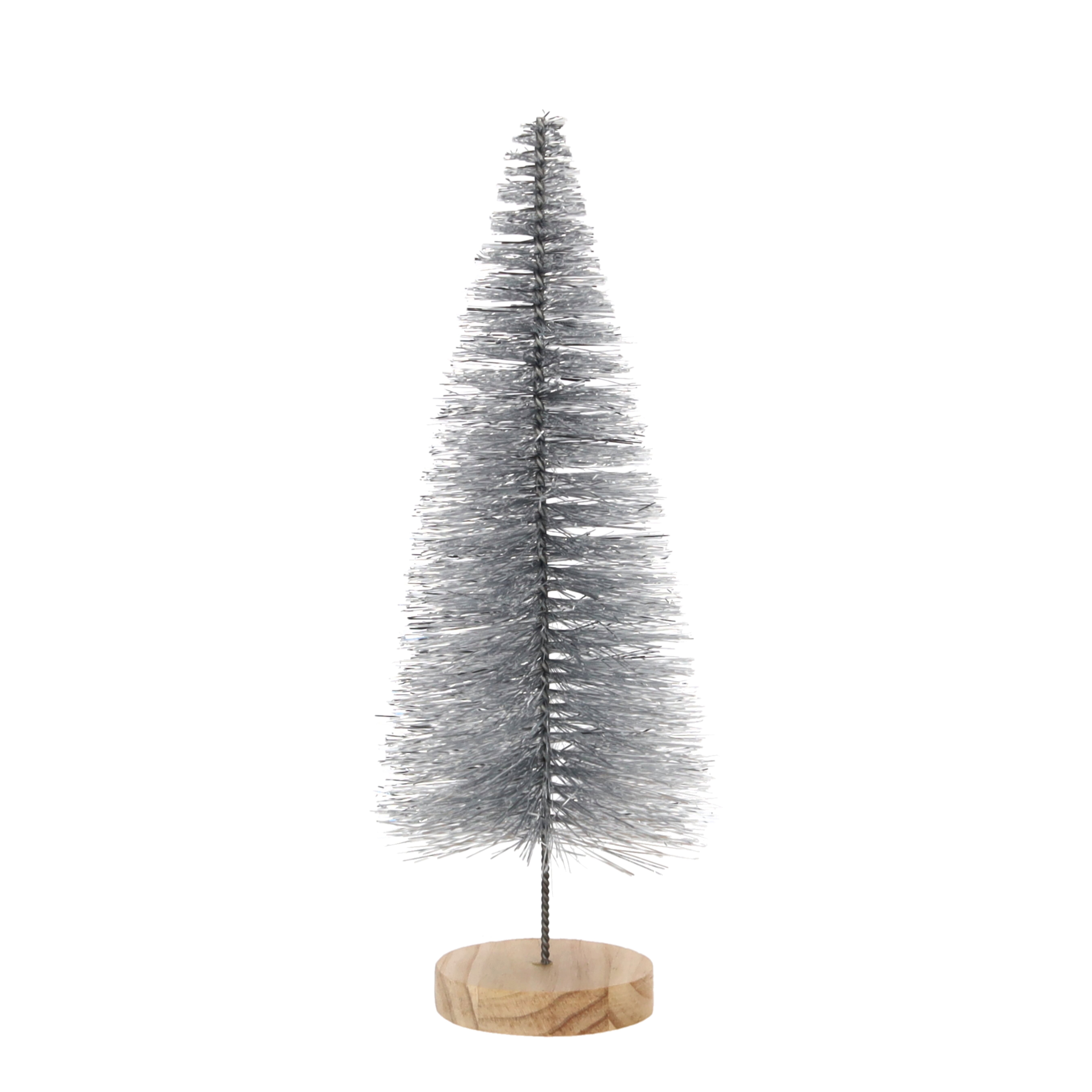 Sparkle, Glitzerbaum, M, H30cm, silber