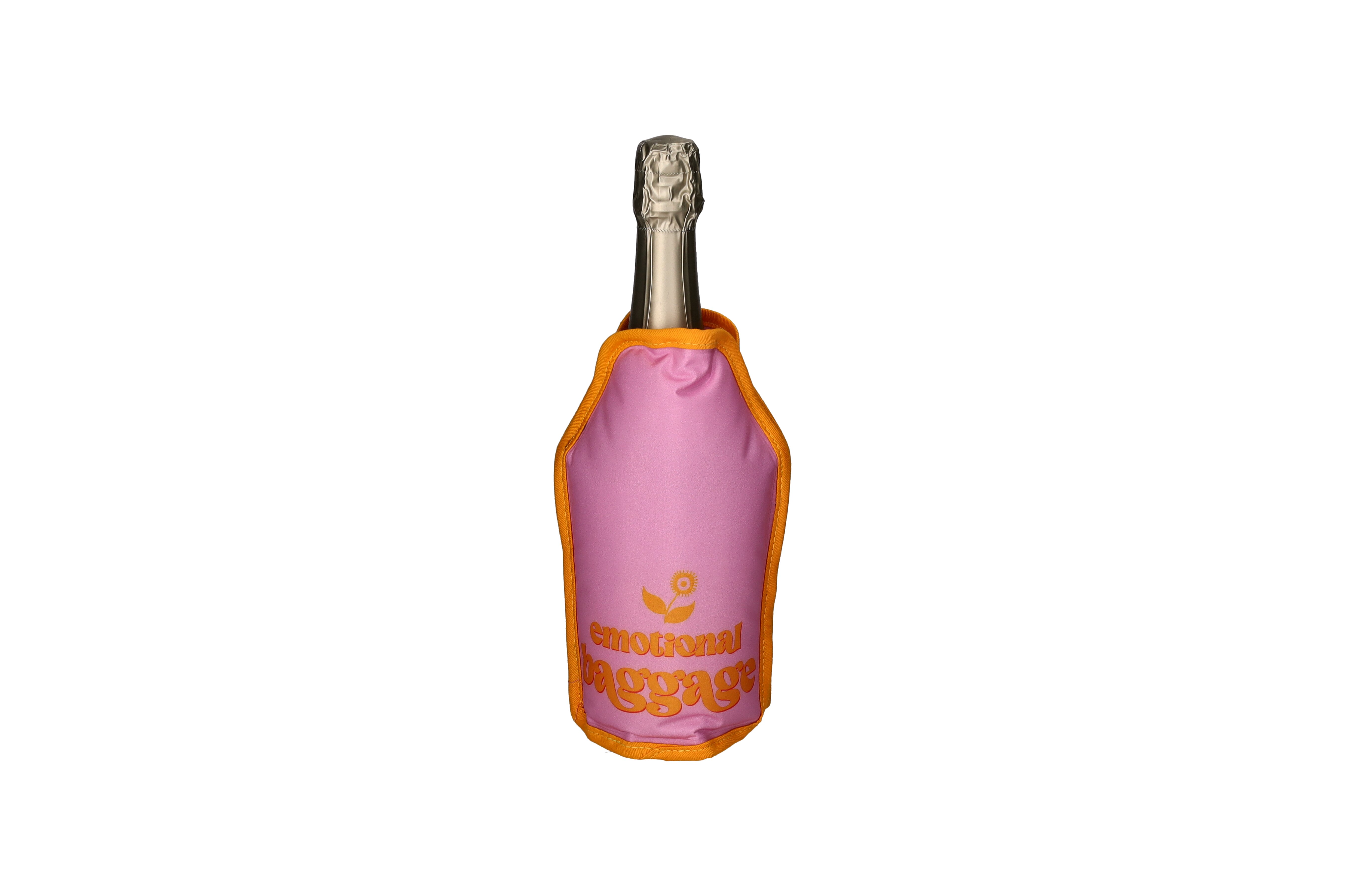 Froid, Kühlmanschette, Motiv: Emotional baggage, rosa/orange