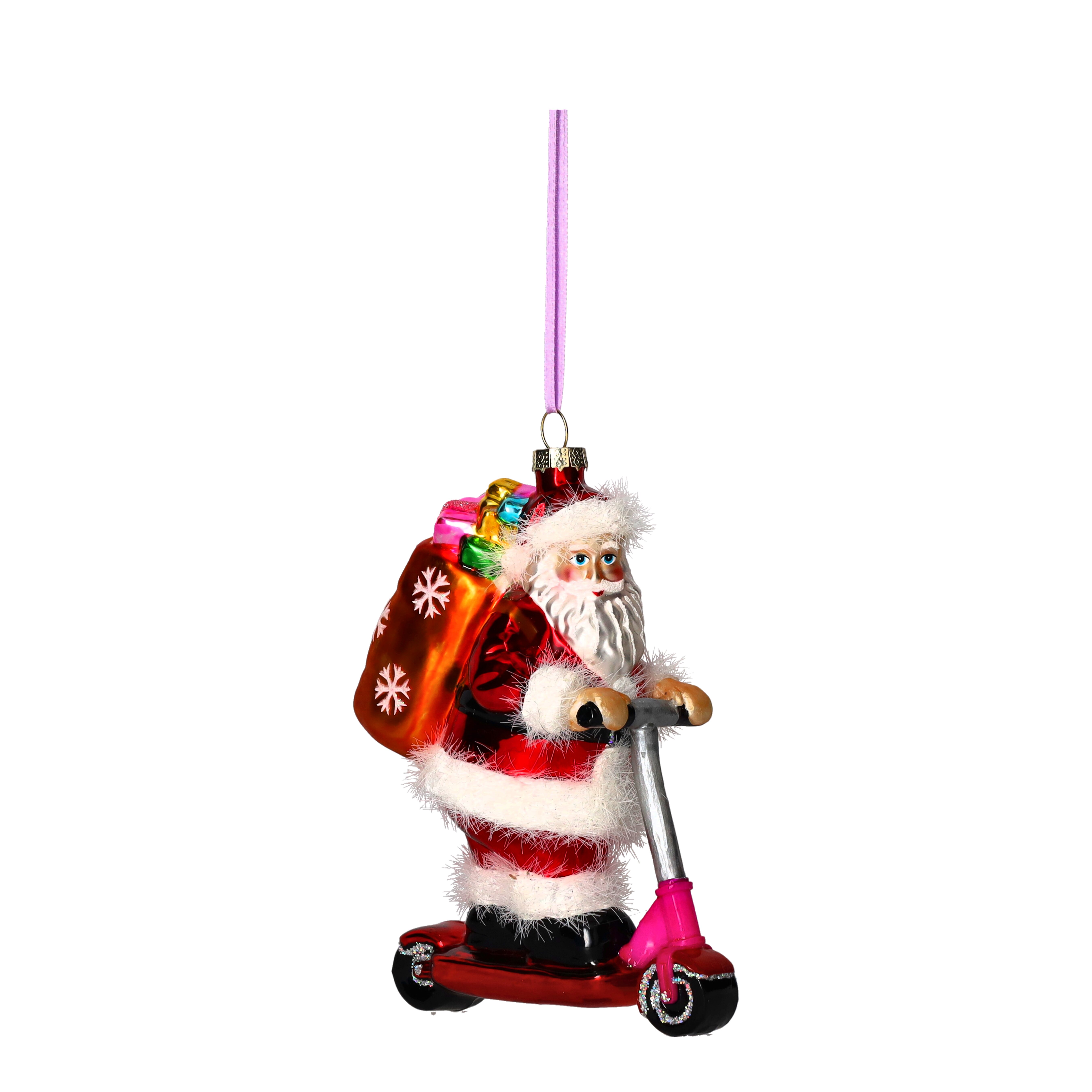 Hänger Santa auf Roller