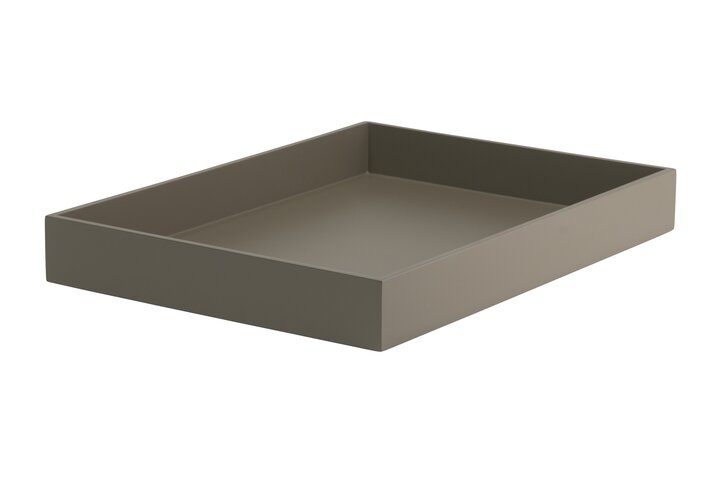 Spa, Tray, M, rect. (40,4x29,3x5cm), 2 tone, mud