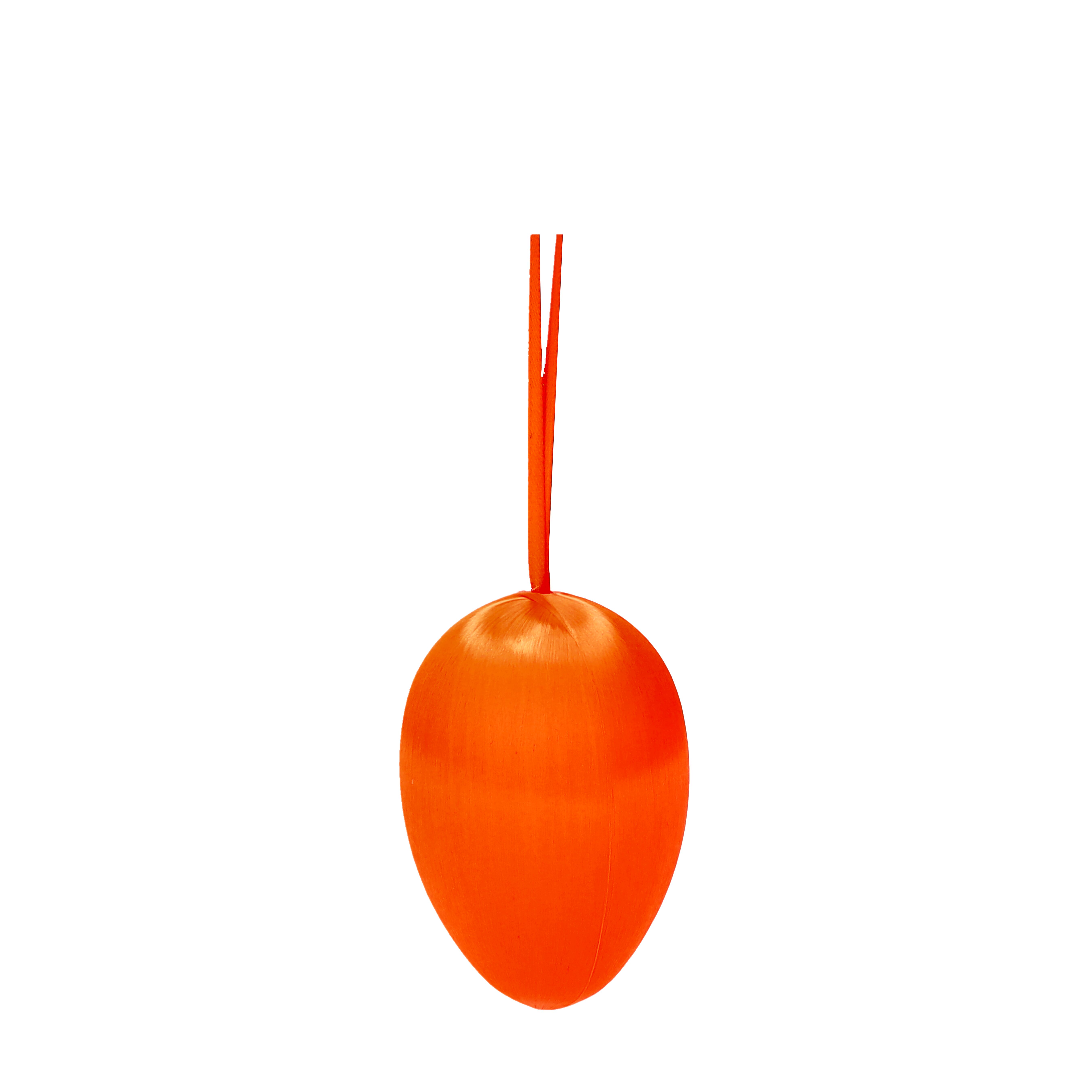 Chinois, Hänger Ei, 7cm,neon orange